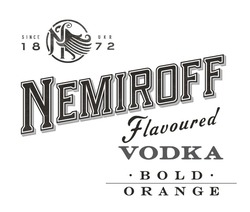 Заявка на торговельну марку № m202114811: bold; flavoured; nemiroff; orange; since ukr 1872; vodka