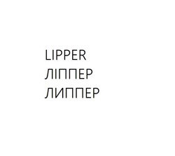 Заявка на торговельну марку № m202421376: ліппер; липпер; lipper