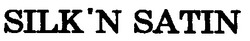 Заявка на торговельну марку № 95072254: SILK'N SATIN; silk'n; satin; silkn