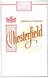 Заявка на торговельну марку № m200710922: chesterfield; cigarettes; american blend; classic silver; 20
