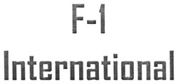 Заявка на торговельну марку № m201804094: f-1; f 1; international