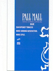 Свідоцтво торговельну марку № 80850 (заявка m200608612): pall mall; famous charcoal superslims; blue; sun ripened tobacco and smartek charcoal filter.; more smoking satisfaction.; smoother taste; more style