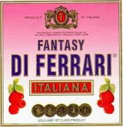 Заявка на торговельну марку № 95123431: fantasy, di ferrari, italiana, t; т