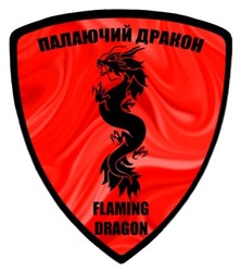 Заявка на торговельну марку № m202215295: палаючий дракон; flaming dragon
