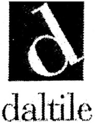 Свідоцтво торговельну марку № 150644 (заявка m201018124): d daltile