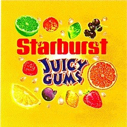 Свідоцтво торговельну марку № 23341 (заявка 98020489): starburst; juicy gums