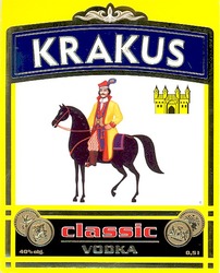 Свідоцтво торговельну марку № 42412 (заявка 2002076143): classic; krakus; vodka