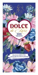 Заявка на торговельну марку № m202605410: black & green tea with fruits and flowers; 1001 night; dolce de luxe