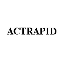 Свідоцтво торговельну марку № 5421 (заявка 100633/SU): actrapid