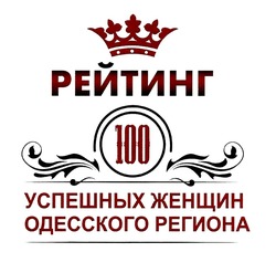 Заявка на торговельну марку № m202016722: рейтинг 100 успешных женщин одесского региона