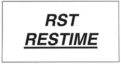 Свідоцтво торговельну марку № 119480 (заявка m200815324): rst; restime