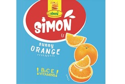Заявка на торговельну марку № m202007850: simon; sunny orange; !b&ce vitamins!