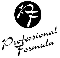 Свідоцтво торговельну марку № 25863 (заявка 99030784): pf professional formula