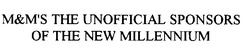 Свідоцтво торговельну марку № 24310 (заявка 98114308): m&m's the unofficial sponsors of the new millennium