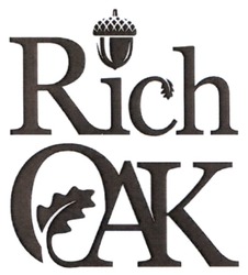 Заявка на торговельну марку № m202128923: rich oak; оак