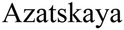 Заявка на торговельну марку № m202204150: azatskaya
