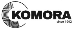 Свідоцтво торговельну марку № 276214 (заявка m201815905): komora since 1992