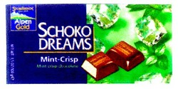 Свідоцтво торговельну марку № 30085 (заявка 99103694): schoko dreams; alpen gold; mint-crisp; stollwerck