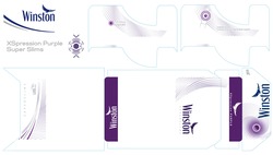Свідоцтво торговельну марку № 328488 (заявка m202127709): winston; xspression purple super slims; customire your mix; міх; новий фільтр з капсулою в повітряній камері
