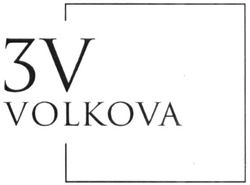 Свідоцтво торговельну марку № 315009 (заявка m202003373): 3v volkova