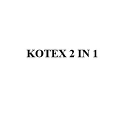Свідоцтво торговельну марку № 329481 (заявка m202107589): kotex 2 in 1