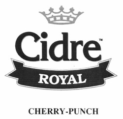 Свідоцтво торговельну марку № 162116 (заявка m201116267): cidre; royal; cherry-punch; тм