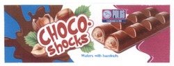 Свідоцтво торговельну марку № 268319 (заявка m201726257): choco shocks; polus; wafers with hazelnuts; established in 1996