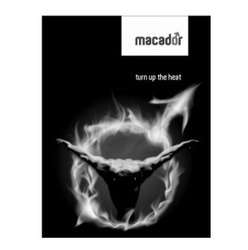 Заявка на торговельну марку № m201710683: macador; turn up the heat