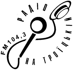 Заявка на торговельну марку № 2002064804: радіо; на троїцькій; fm104,3