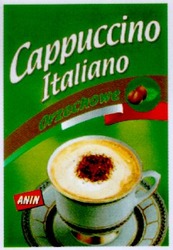 Свідоцтво торговельну марку № 40435 (заявка 2002010475): cappuccino; italiano; orzechowe; anin