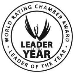 Заявка на торговельну марку № m201622755: leader of the year; world rating chamber award; vv; lv