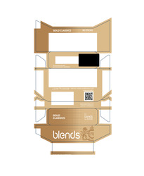 Заявка на торговельну марку № m202522229: тютюновмісний виріб для електричного нагрівання; roundheat sticks; 20 стіків з фільтром; 20 стіків з фільтром; for bonds by iqos; 20 sticks; gold classics; blends