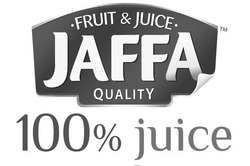 Свідоцтво торговельну марку № 169383 (заявка m201120407): fruit&juice; jaffa; quality; 100% juice; тм