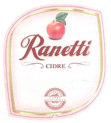 Свідоцтво торговельну марку № 159296 (заявка m201020342): cidre originale; ranetti cidre