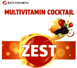 Заявка на торговельну марку № m202102872: multivitamin cocktail; schonen; zest; е