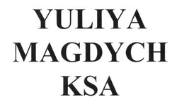 Свідоцтво торговельну марку № 218949 (заявка m201613869): yuliya magdych ksa