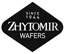 Заявка на торговельну марку № m201512153: since; 1944; zhytomir; wafers