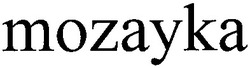 Заявка на торговельну марку № m201222636: mozayka