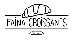Заявка на торговельну марку № m202405272: est.2015; faina croissants
