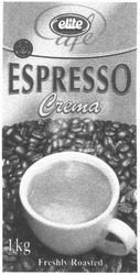 Свідоцтво торговельну марку № 51489 (заявка 2003066598): elite; cafe; espresso; crema