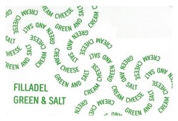 Заявка на торговельну марку № m202312919: cream cheese; filladel green & salt
