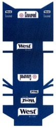 Свідоцтво торговельну марку № 259433 (заявка m201711583): столичні; west; blue
