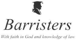 Заявка на торговельну марку № m201719168: barristers; with faith in god and knowledge of law