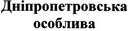 Заявка на торговельну марку № m201106339: дніпропетровська особлива