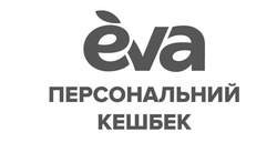 Заявка на торговельну марку № m202512256: персональний кешбек; eva