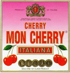 Заявка на торговельну марку № 95123430: mon cherry, italiana, t; т