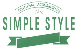 Свідоцтво торговельну марку № 220001 (заявка m201512494): original accessories; simple style