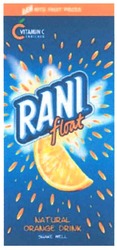 Свідоцтво торговельну марку № 118212 (заявка m200815832): rani float; rani with fruit peaces; vitamin c; natural orange drink