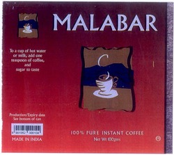 Свідоцтво торговельну марку № 47726 (заявка 2002010297): malabar