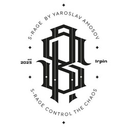 Заявка на торговельну марку № m202520097: rs; sr; irpin est 2025; s-rage control the chaos; s-rage by yaroslav amosov